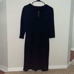 Black St. John dress